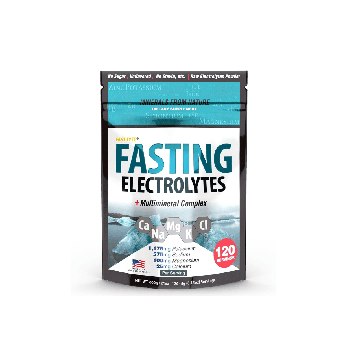 FAST LYTE Fasting Electrolyte Powder (Unflavored)